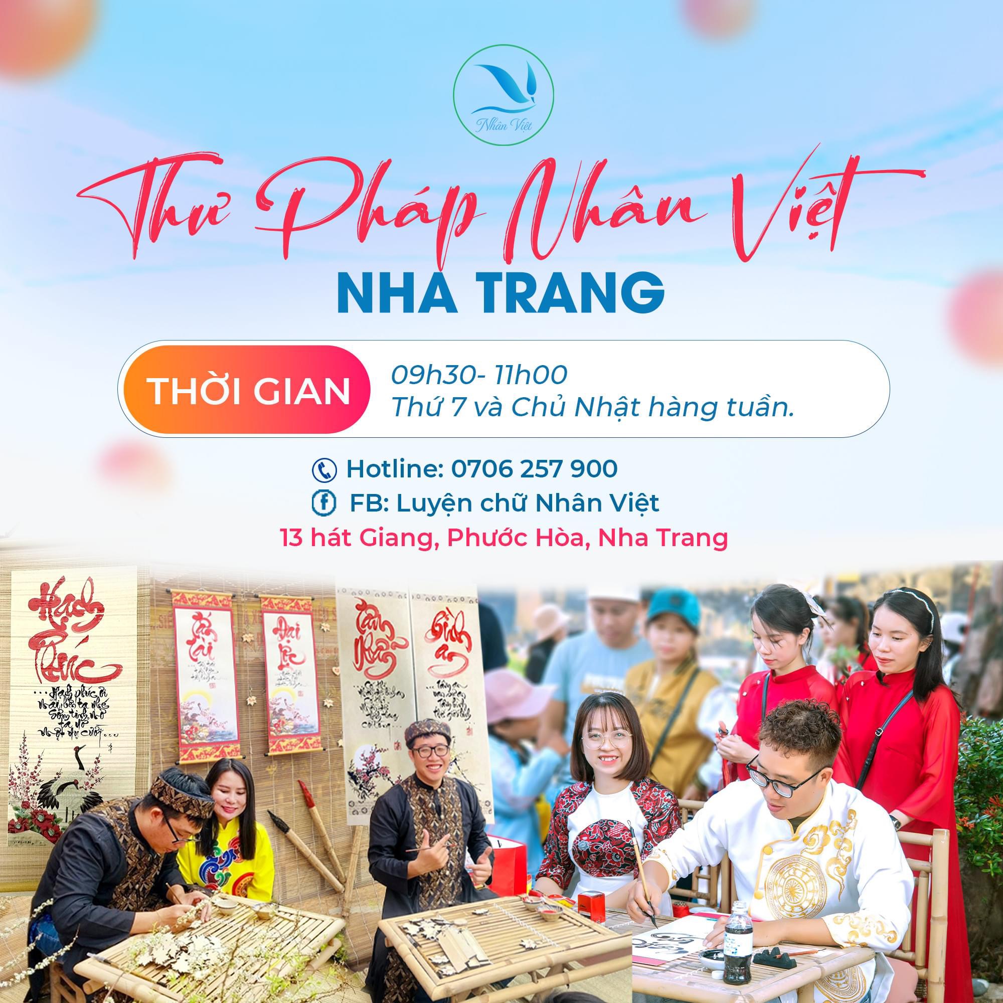 LUYỆN THƯ PHÁP TẠI NHA TRANG